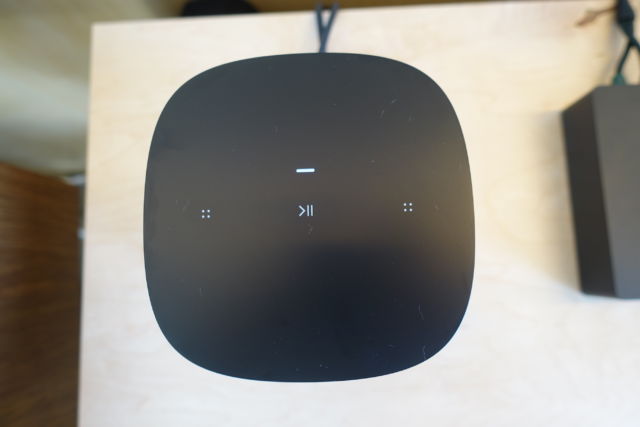 Sonos says the One SL is almost exactly like the existing Sonos One, but without a mic or integrated voice assistants. 