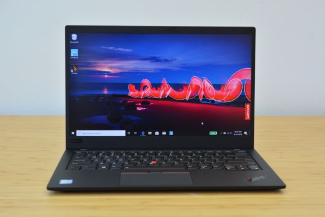 Lenovo ThinkPad X1 Carbon laptop.