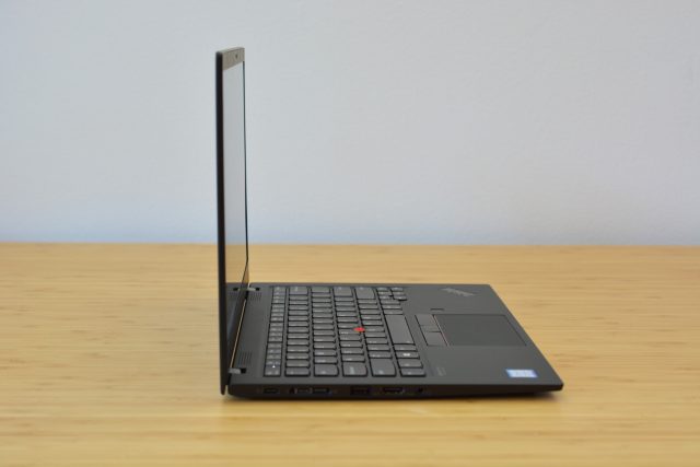 The thin and light Lenovo ThinkPad X1 Carbon.  