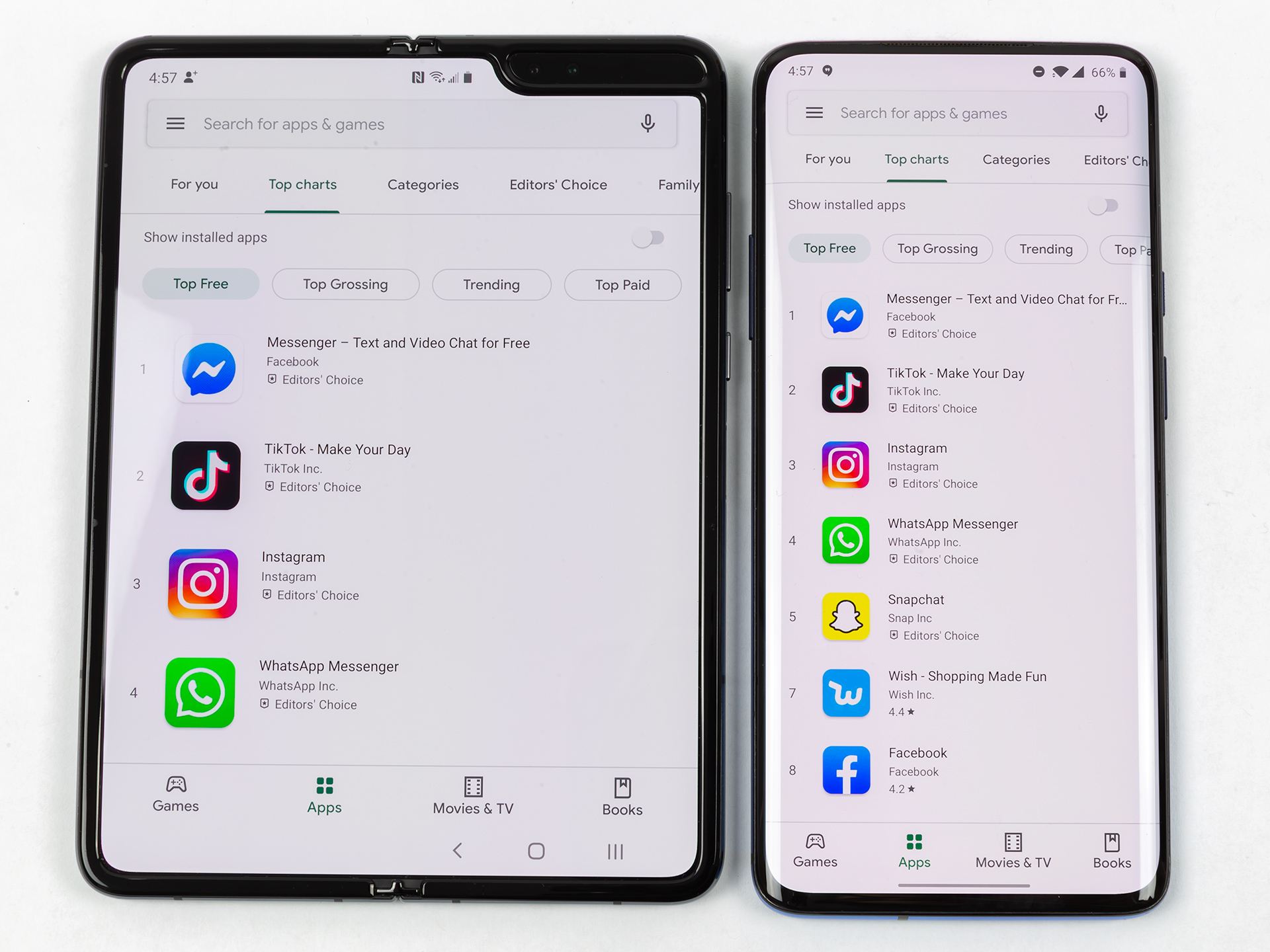 Pictures of the Galaxy Fold.