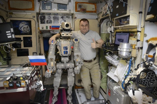 VLADIVOSTOK, RUSSIA - AUGUST 18, 2018: Bathyscaphe, Robot for