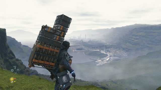 The open-world delivery game <em>Death Stranding</em>.