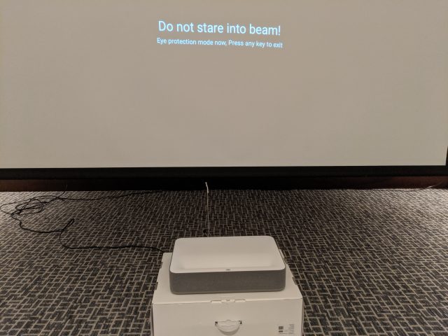 4K projector turns any wall into 