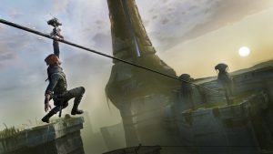 Ziplining in Fallen Order