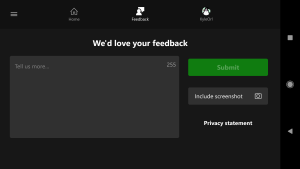 Screenshot of game-streaming service.