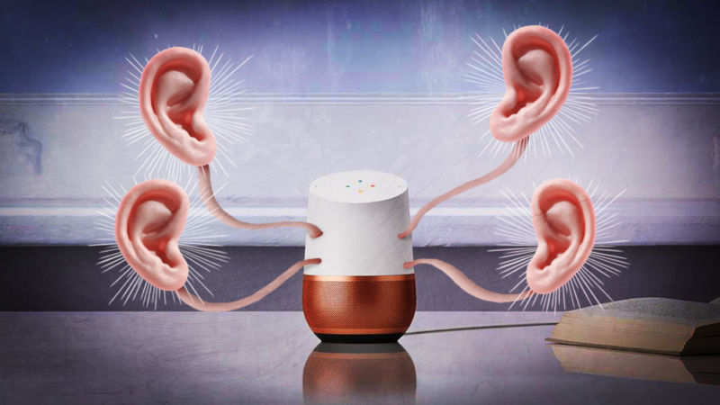 Kan du avlyttes på Google Home?