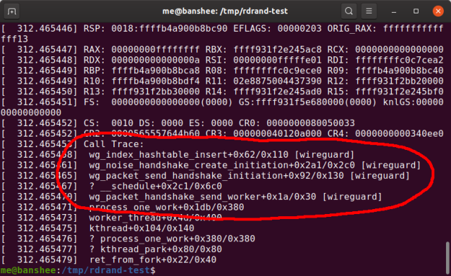 My shiny new system kept barfing these nasty BUG: soft lockup<br /> —PU#n stuck for 22s errors, which would rapidly lock the whole system up. This call trace from /var/log/syslog didn't tell me the actual problem, but it was the first clue.