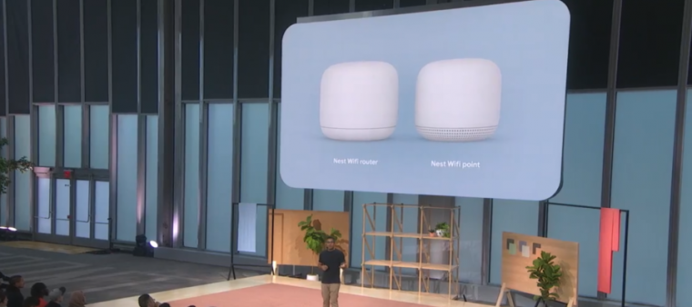 Google Nest Wi-Fi debuts at Made by Google 2019 event.