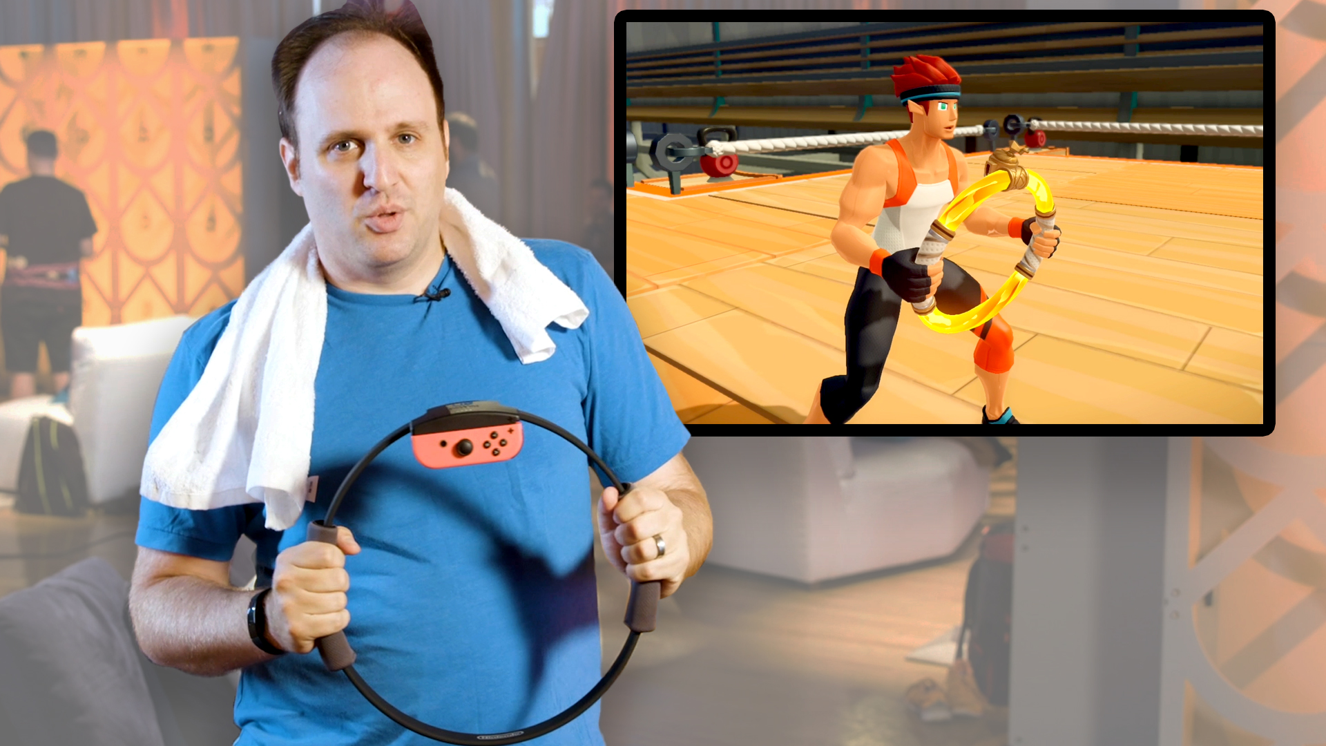 Video Working up a sweat with Ring Fit Adventure Ars Technica