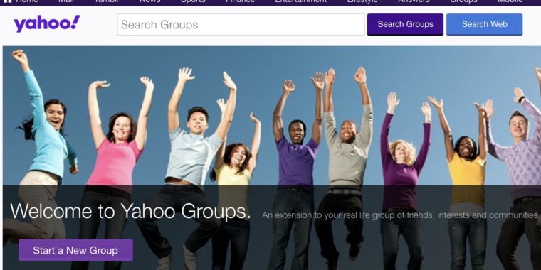 Yahoo Is Deleting All Content Ever Posted To Yahoo Groups Ars