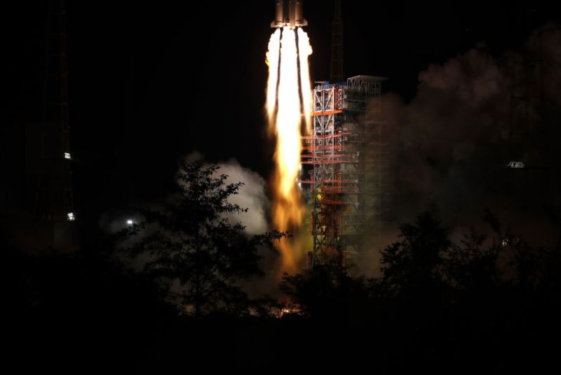 A Long March 3B rocket launches from the Xichang Satellite Launch Center earlier this month.