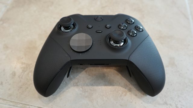 The Xbox Elite Series 2 Wireless Controller is expensive and lacks the dedicated screenshot button of newer Xbox Series X/S gamepads, but it still includes a rechargeable battery and