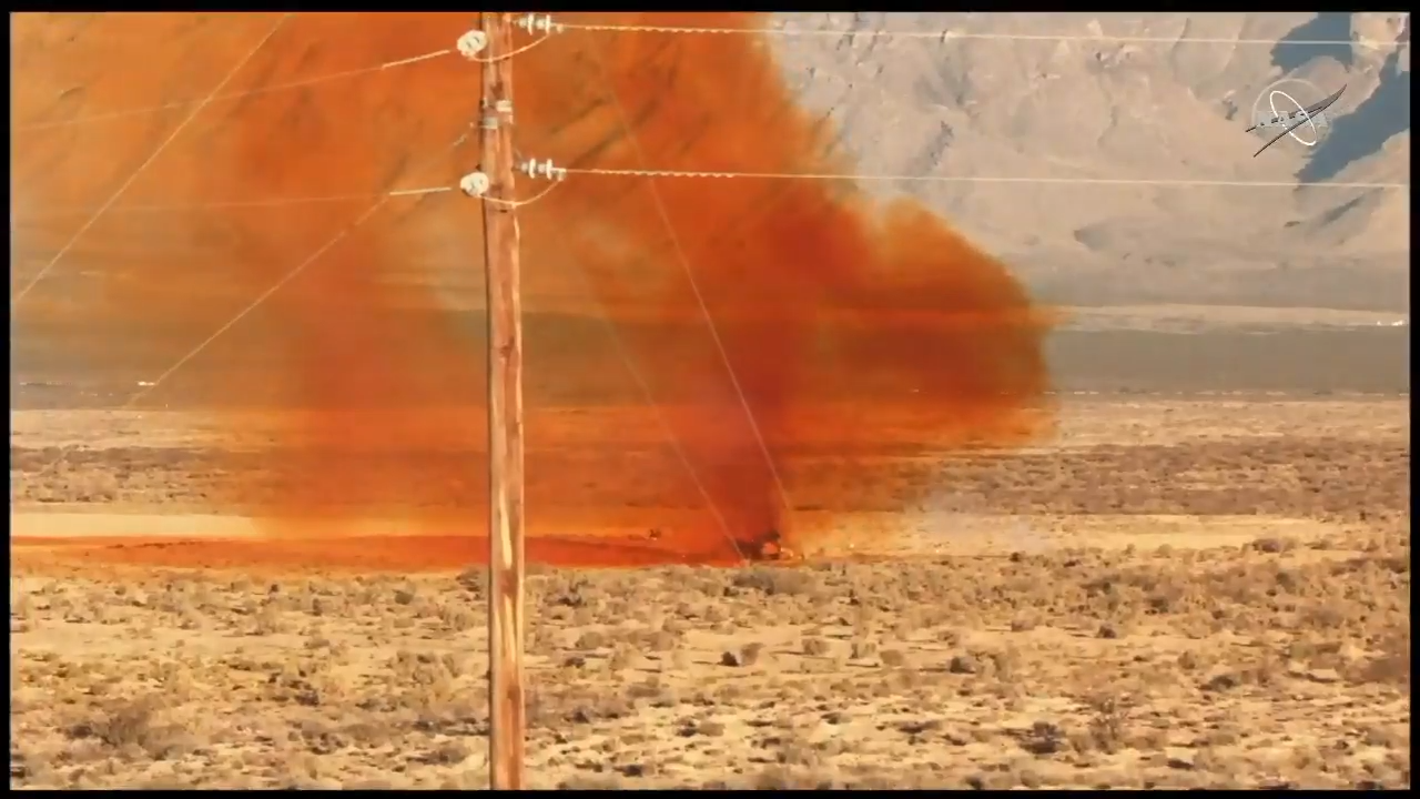 Starliner Explosion Starliner flies for the first time, but one of its parachutes failed to ...