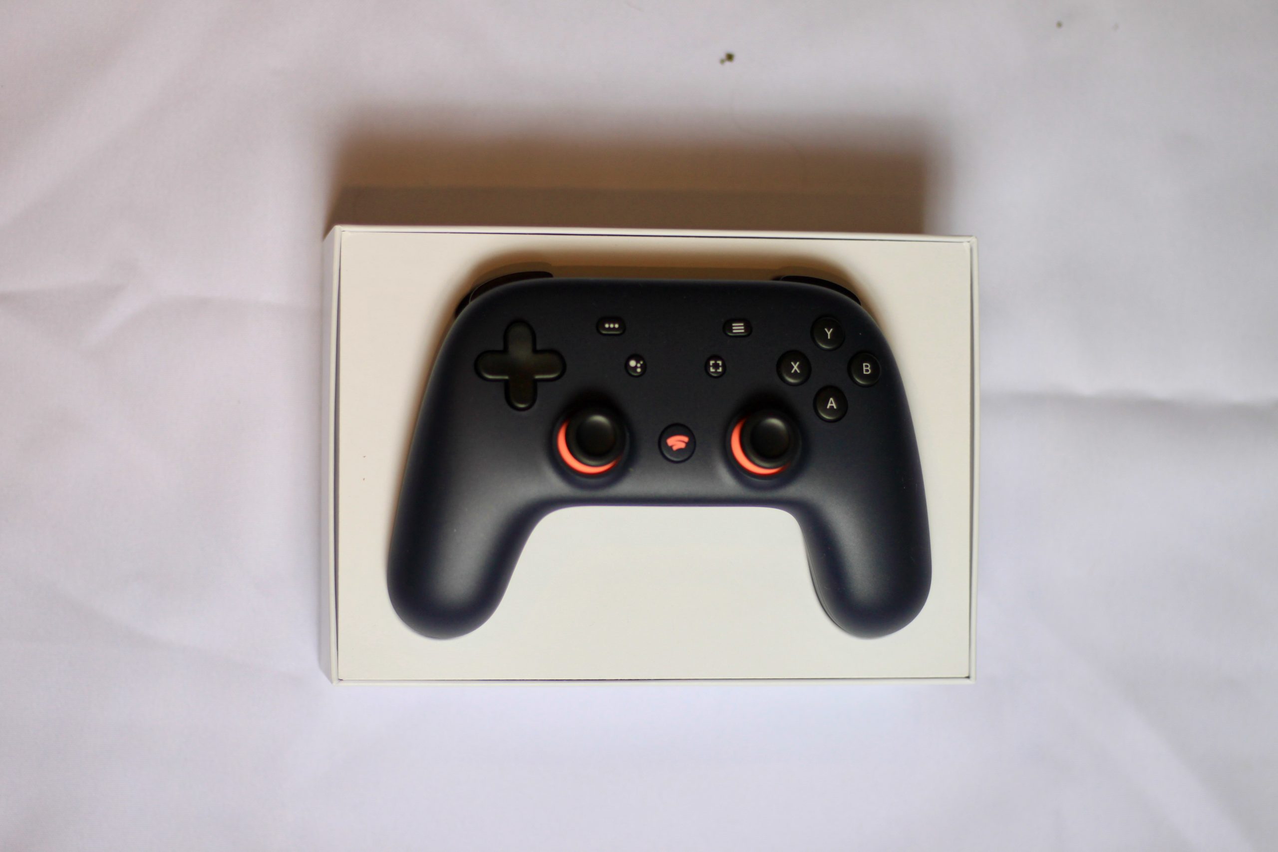 Google Stadia shops Just Black & Gray Controller Edition Bundle with Cables & Claw