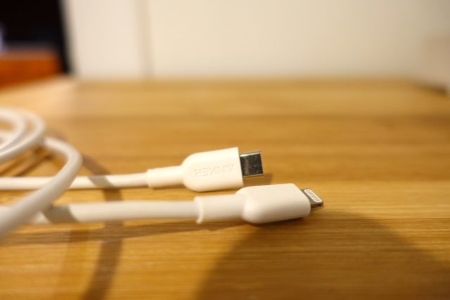 Anker PowerLine II USB-C to Lightning cable is rugged and reliable.