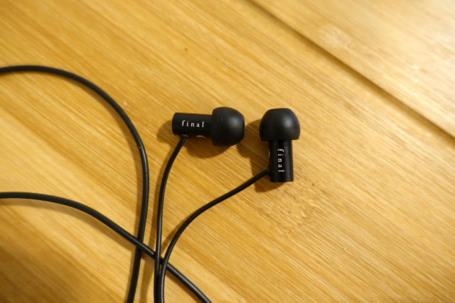 Final's E2000 in-ear headphones.