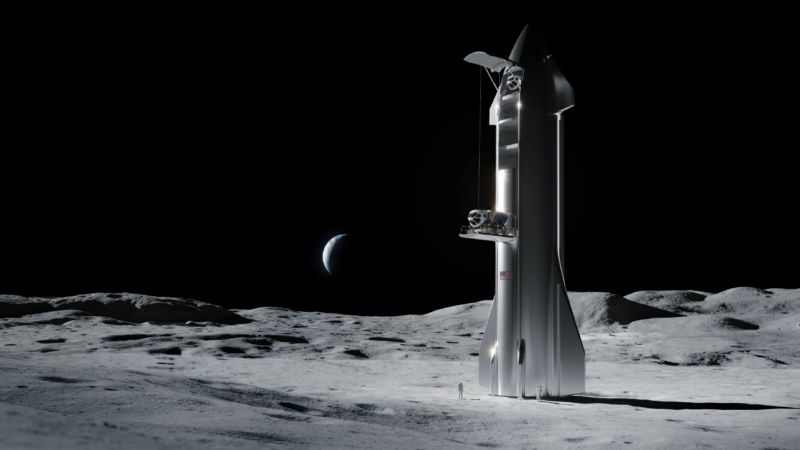 A Starship on the Moon? It could happen in as few as three years.