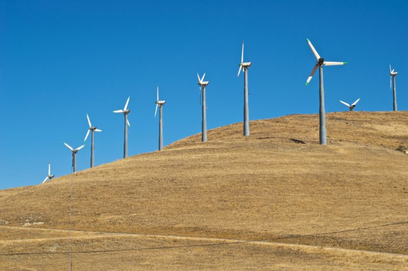 Image of wind turbines.