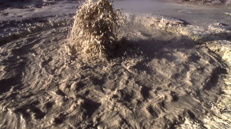 Image of a muddy geyser.