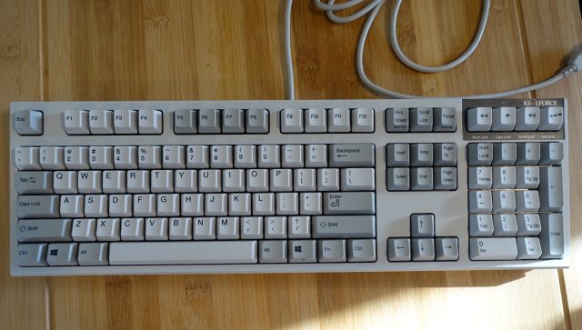 The Topre Realforce R2 PFU.