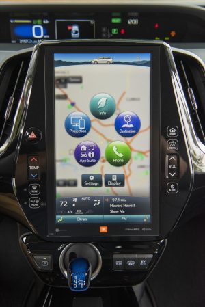 Toyota Prius Prime infotainment screen