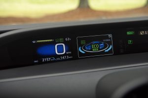 Toyota Prius Prime main instrument display