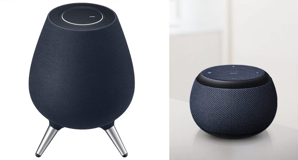 The Galaxy Home and Galaxy Home Mini.