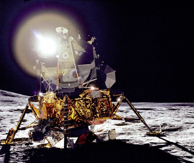 <em>Antares</em>, safely on the lunar surface.