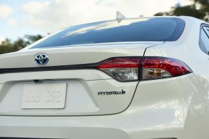 Toyota Corolla Hybrid badge