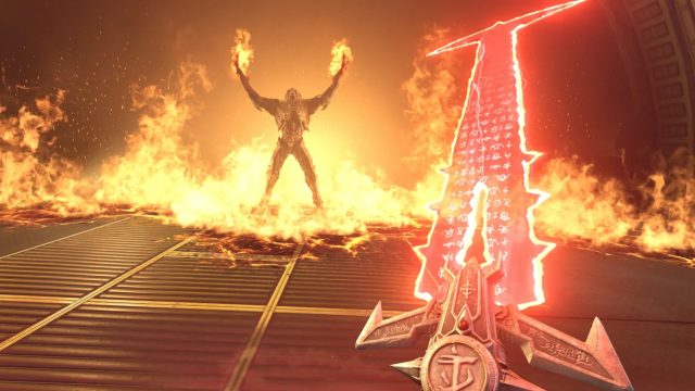 狂热的第一人称射击游戏<em>Doom Eternal</em>。