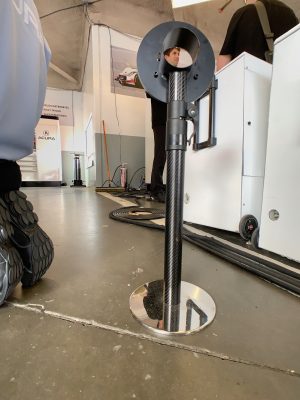A carbon fiber stanchion.