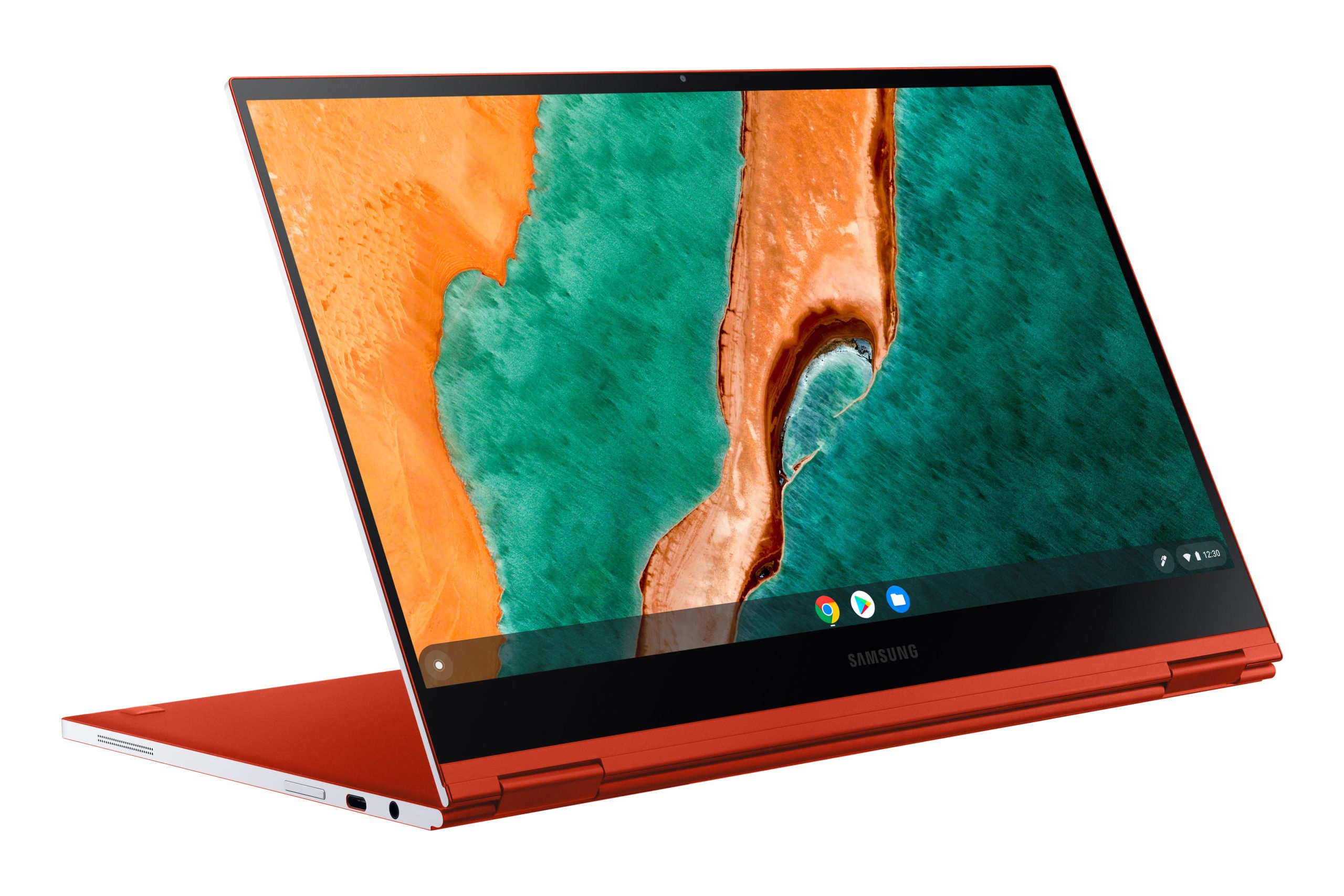 SAMSUNG - Samsung Galaxy Chromebook レッドモデル Galaxy Chromebook 2, Intel® Core™ i3 Processor, 128GB, 8GB