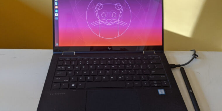 Linux on laptops: Ubuntu 19.10 on the HP Dragonfly Elite G1 thumbnail