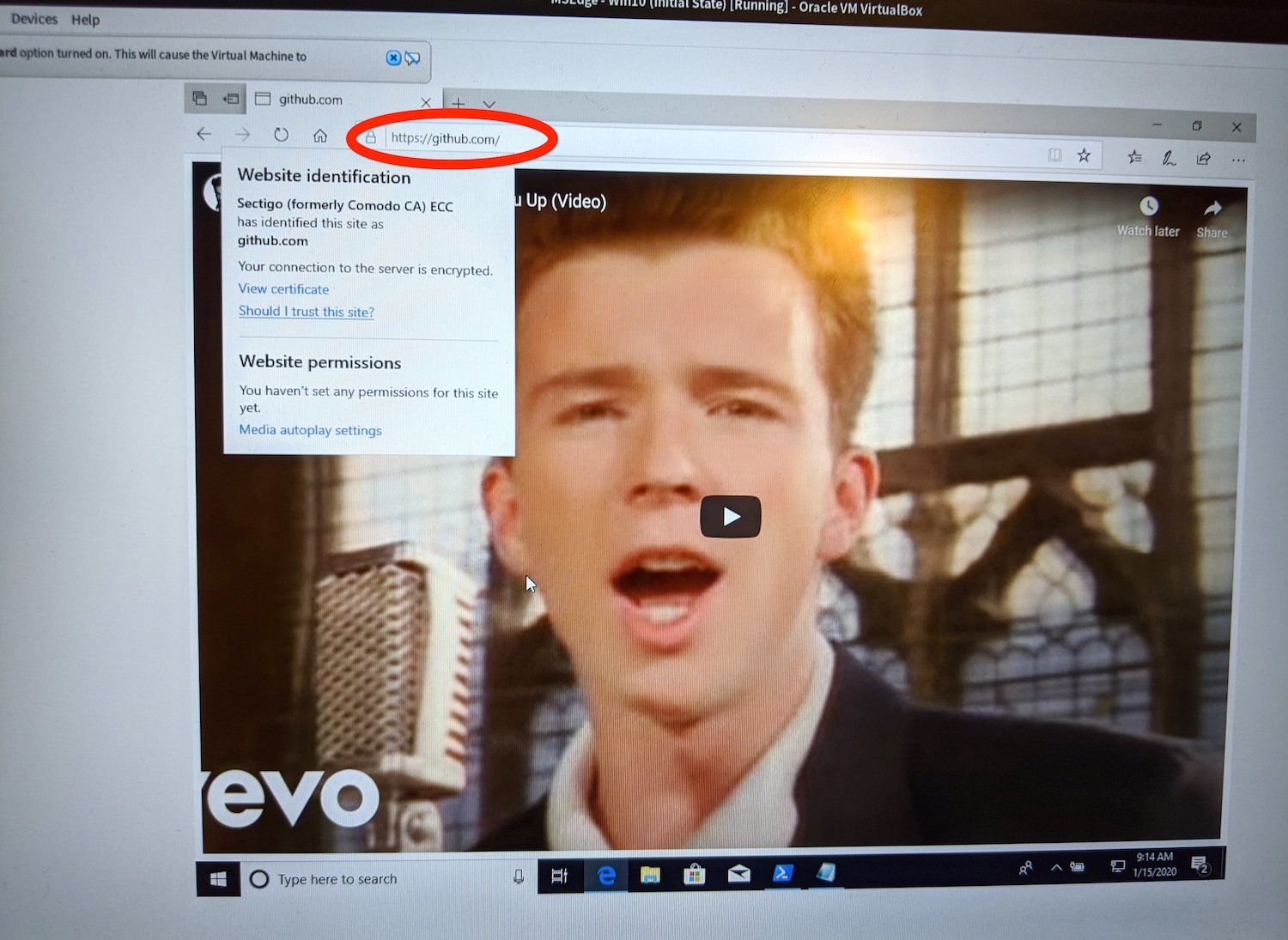 Critical Windows 10 vulnerability used to Rickroll the NSA and Github