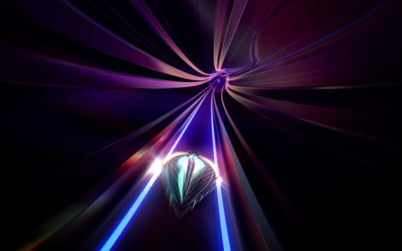 Screenshot from video game Thumper.