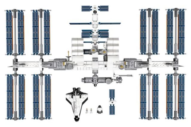 lego international space station alien