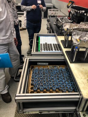 A workshop draw full of valve springs