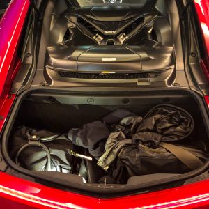 The NSX's cargo space.