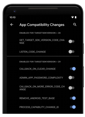 For developers, this "app compatibility page" should make testing easier. 