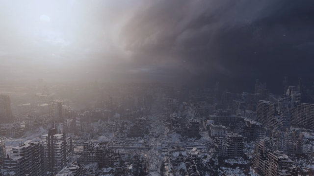 Metro Exodus screens compared between GeForce Now and Stadia