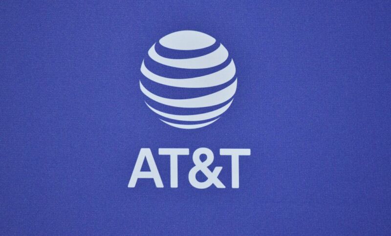 The AT&T logo.