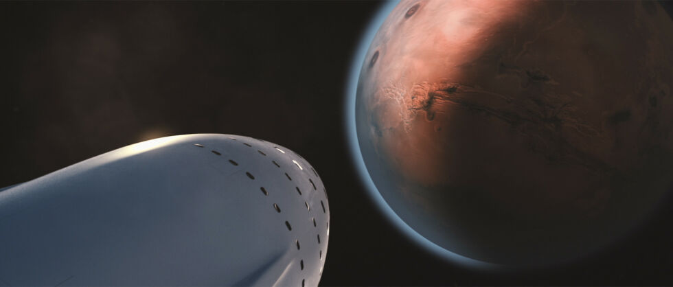 SpaceX will need to send many, many ships to settle Mars.