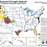 Not much good news for areas experiencing drought here.