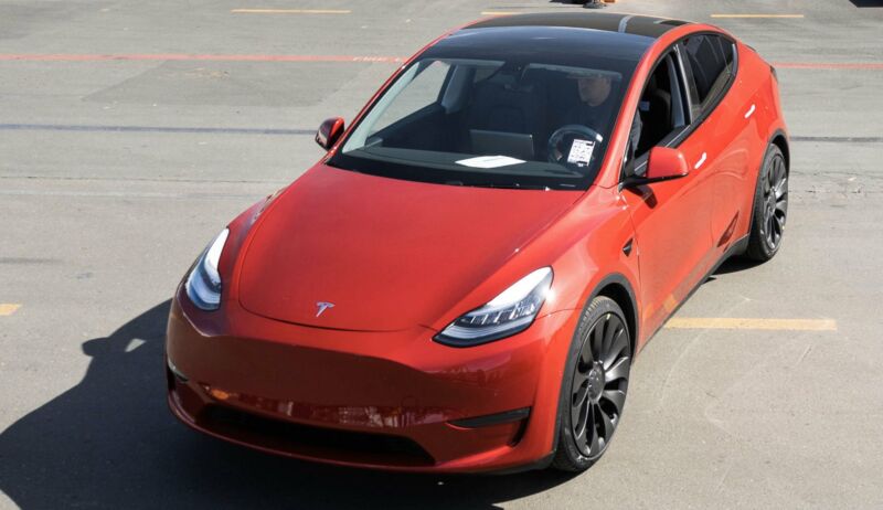 Red tesla deals 2020