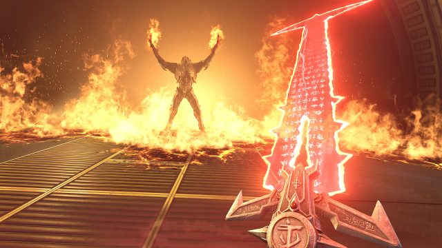 Yes, that's a sword, not a gun. Yes, <em>Doom Eternal</em> is still a <em>Doom</em> game.