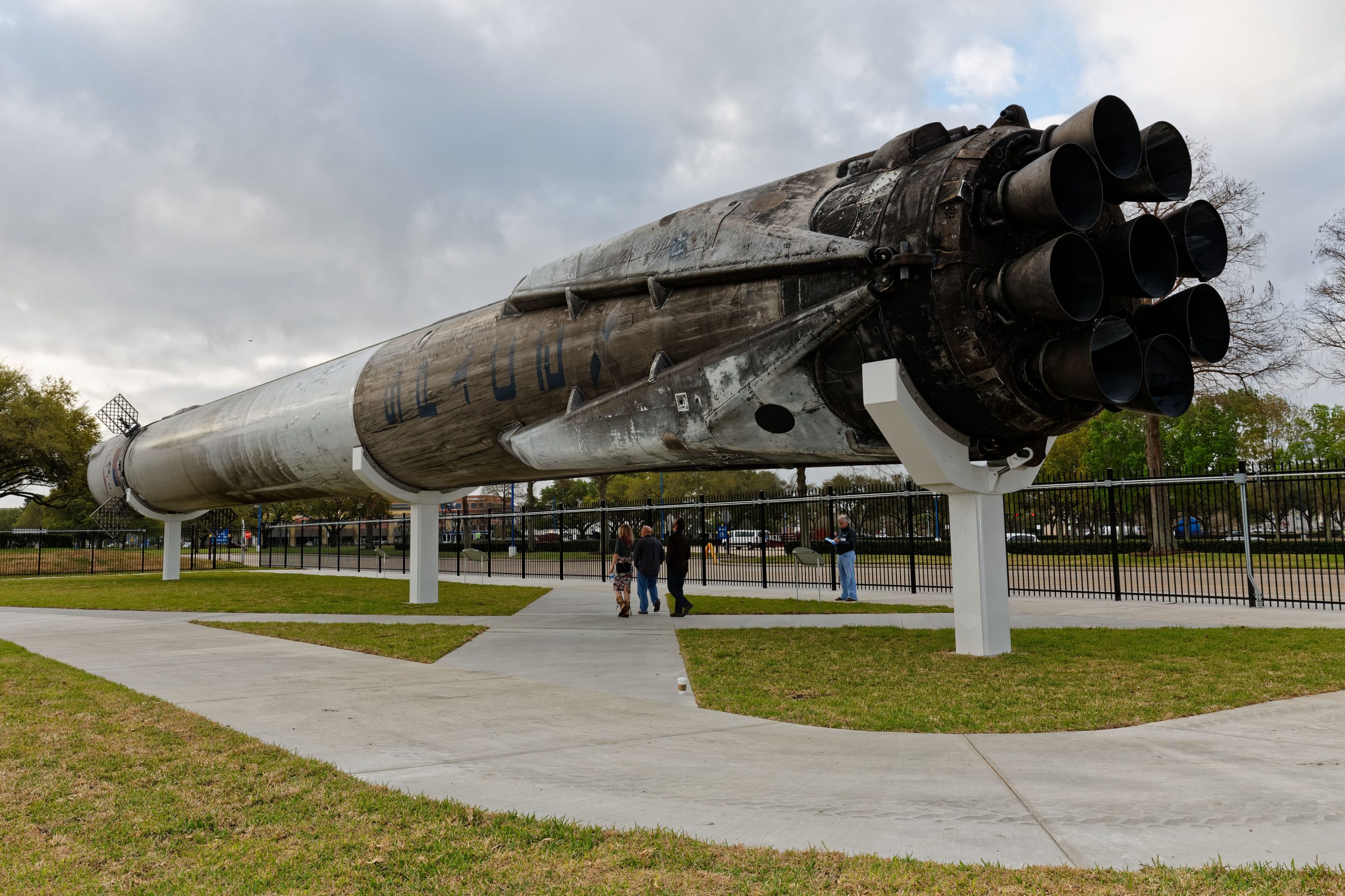 Space Center Houston now has a twice-flown Falcon 9 on