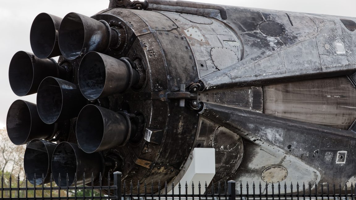 Space Center Houston now has a twice-flown Falcon 9 on display