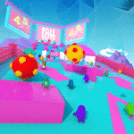 Fall Guys is a battle royale competition seen through a party game lens.