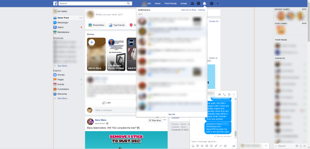 Facebook S New Design Turns Your Pc Into An Enormous Phone Ars Technica