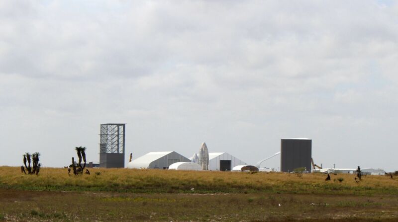 SpaceX has rapidly grown its Starship production facilities over the last six months. Here's a view from the east side in late February.